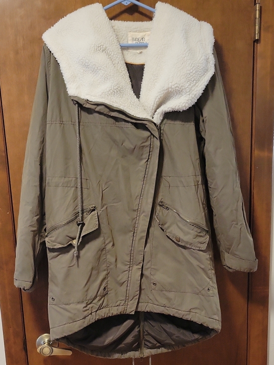 Thread & Supply Jackets & Blazers - Thread And Supply Olive Green Parka Coat L